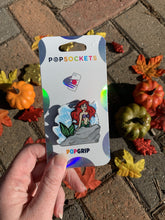 Load image into Gallery viewer, Ariel/ Water Inspired “Pop” Cell Phone Grip/ Stand
