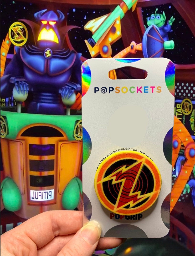 Glow Buzz Target Inspired “Pop” Cell Phone Grip/ Stand