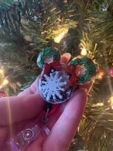 Load image into Gallery viewer, Christmas Mouse Badge Swivel Reels
