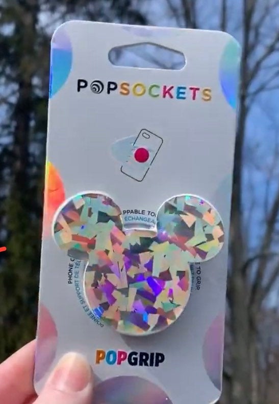 Broken Holo Mouse Inspired “Pop” Cell Phone Grip/ Stand