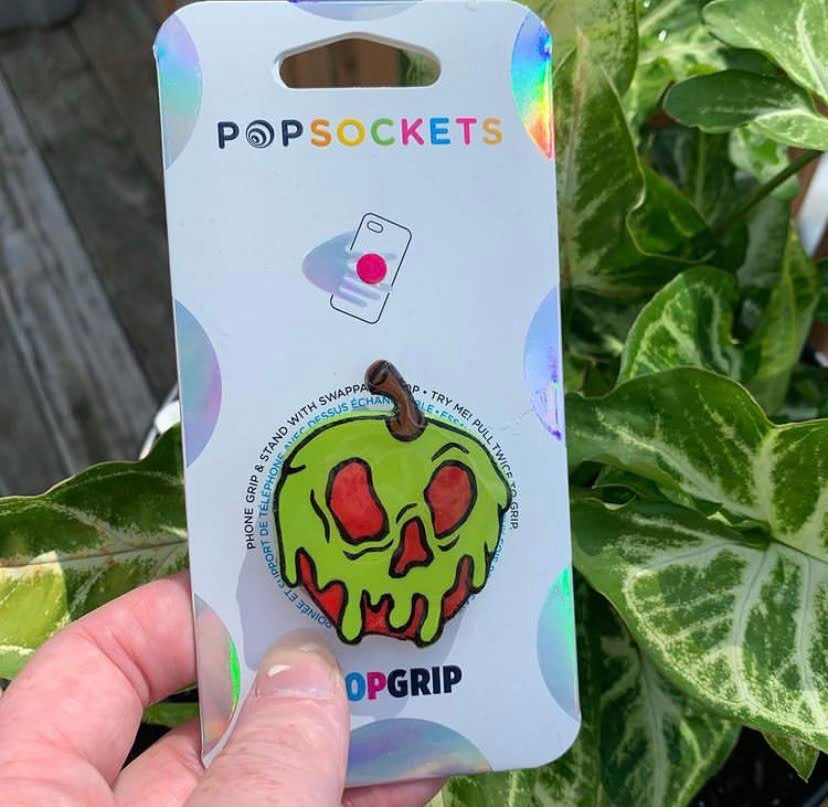 Poison Apple Inspired “Pop” Cell Phone Grip/ Stand