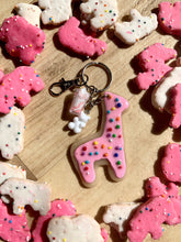 Load image into Gallery viewer, Frosted Animal Cookie Inspired KeyChain
