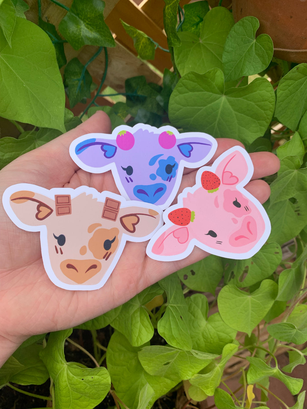 Cow Stickers - Multiple Styles